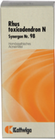 SYNERGON KOMPLEX 98 Rhus toxicodendron N Tropfen